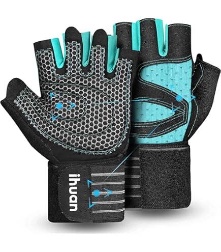 Harbinger Pro Non-Wristwrap Weightlifting Gloves with Vented Cushioned