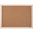 D.RECT Tableau D'Affichage En Liège Avec Cadre Bois 30x40 Cm - Suspension Verticale Horizontale