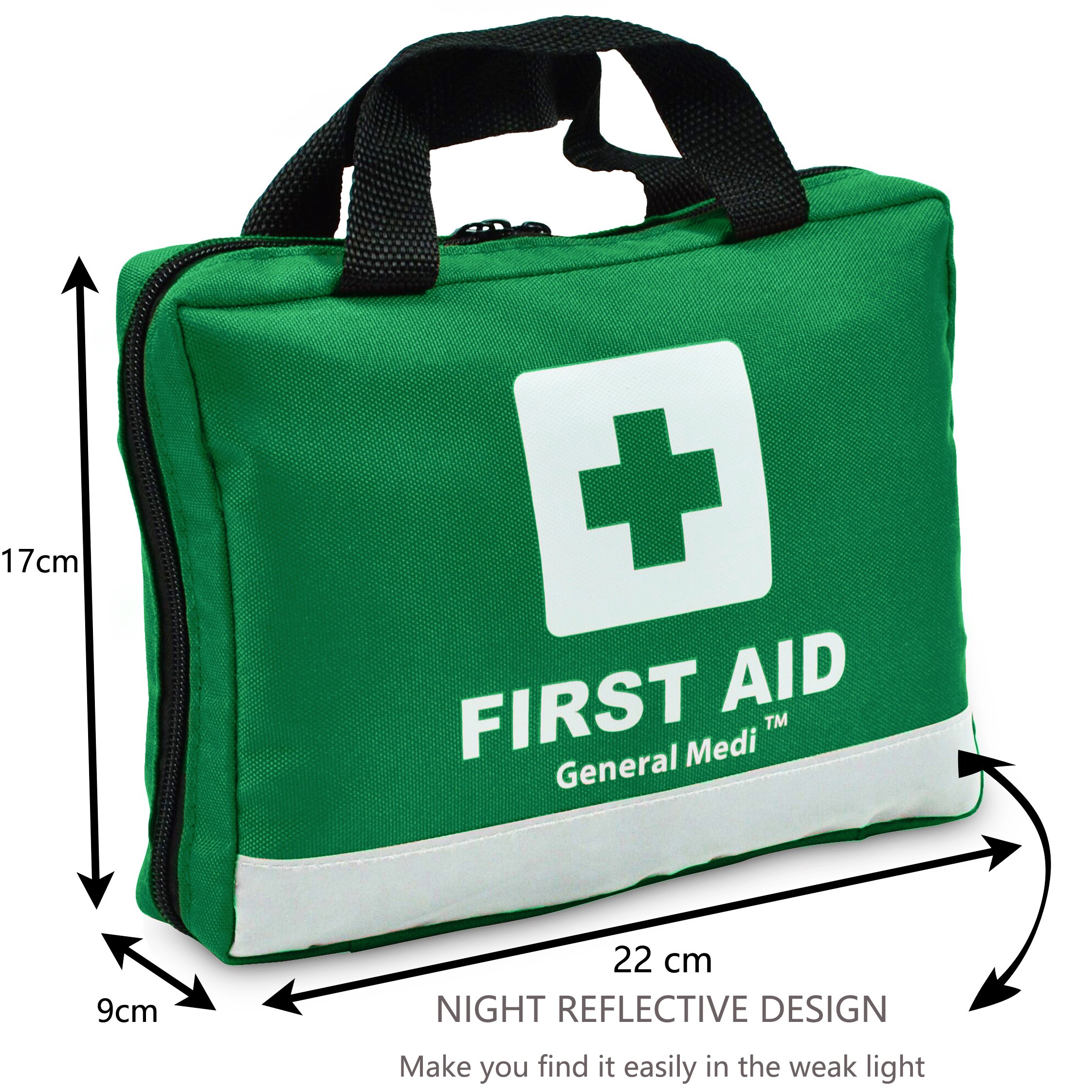 210-Piece-First-Aid-Kit-Emergency-kit-Reflective-Design-Includes-Eyewash-IceCold-PackMoleskin-PadCPR-Face-Mask-and-Emergency-Blanket-for-Travel-Home-Office-Car-Camping-Workplace-Outdoor