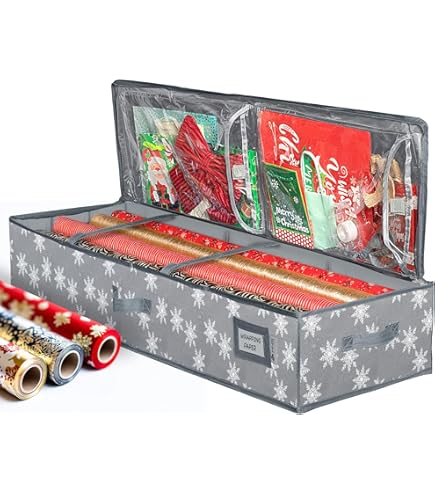 Organizzatore Carta Regalo VMUTGA - Borsa Con 3 Scomparti, 82x13x34 Cm