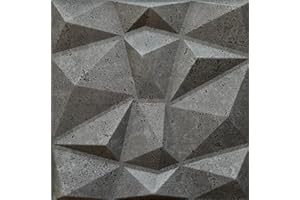 Eurodeco Pannelli da parete 3D decori rivestimento pareti pannelli per soffitti piastre pannelli decorazione da parete decalcomanie da parete MATERIALE IN POLISTIROLO STYROPOR-LIKE 3D 3mm di spessore