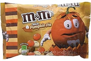 M&M's White Pumpkin Pie - Edition Spéciale Chocolat Blanc Tarte à la Citrouille - Sachet de 226,8 g - Halloween