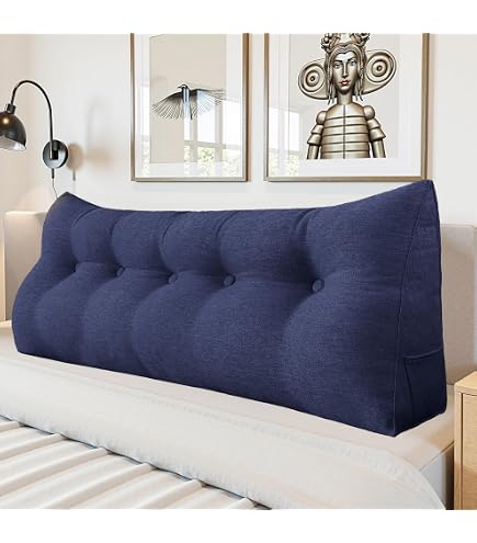 Cuscino Schiena Per Letto 60x50x20 Cm In Velluto – Rimovibile E Lavabile Per Leggere E Guardare TV