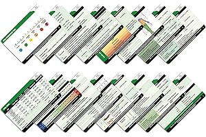 BOSPHORUS CARD Tarjetas de referencia médica general, 8 piezas (escala de coma de Glasgow, etc.) Accesorios esenciales para enfermeras para el trabajo o la escuela, grandes regalos de enfermería (medicina general)