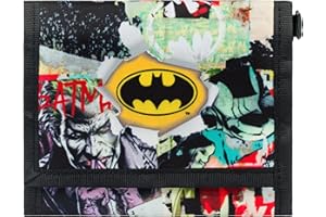 Baagl Portmonetka dla chłopców i dziewczynek, mały portmonetka dla nastolatków, portfel dziecięcy, komiksy Batman, Nowoczesny