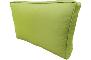 chilly pilley Cuscini Per Mobili In Pallet Con Cuciture A Listello Cuscini Sfoderabili Con Cerniera Lampo Lavabili Per Interni Ed Esterni Seduta (Cuscino Per Lo Schienale 60x40x12, Verde)