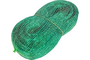 GROUNDMASTER Anti-Bird Netting - Green/Black | Protect Your Plants From Birds | Mesh Fencing | 4M x 10M