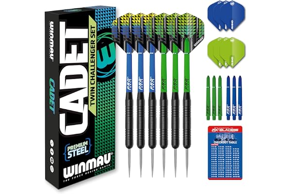 WINMAU | Dartpilar Cadet Twin Set 19g Stålspets