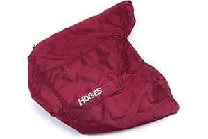 Horses, Housse de Selle en Nylon Doublée en Polaire, Housse de Selle Réglable Adaptée à Plusieurs Selles, pour Protéger Votre Selle des Chocs et Rayures, Résistante et Pratique (Bordeaux)