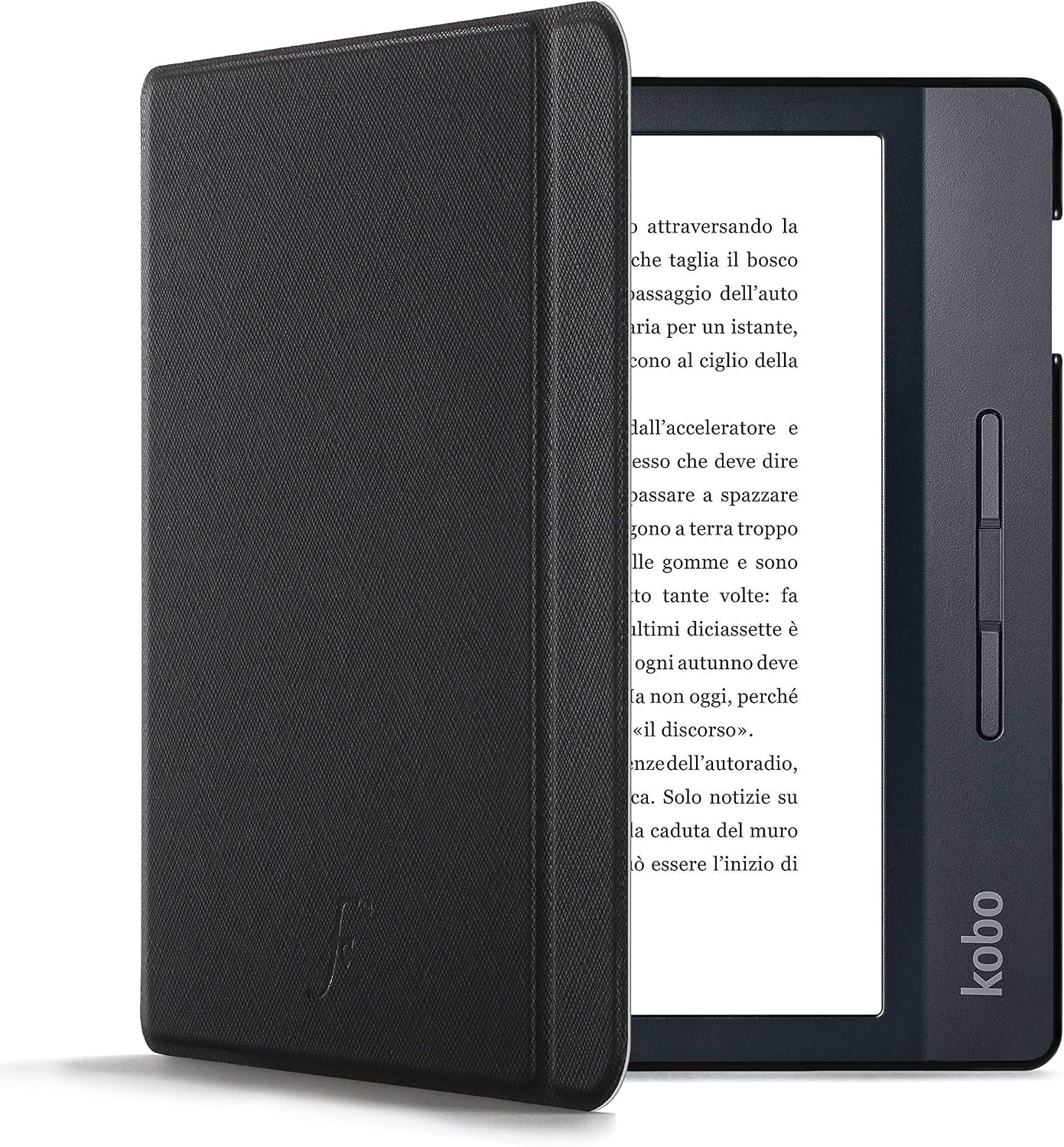 Forefront Cases Funda para Kobo Libra H2O (Modelo: 2019) - Delgado, Ligera y Protectora Funda para Kobo Libra H2O - Smart Auto Sueño Estela Función (Carcasa) - Negro