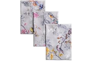 ‎MAISON D' HERMINE Maison d' Hermine Equinoxe 100% Baumwolle Set von 3 Multi-Purpose Küchenhandtuch | Bar Handtücher | Thanksgiving/Weihnachten (Grey, 50cm X 70cm)