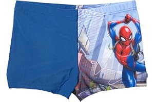 UNITED LABELS Marvel Spiderman Badehose für Jungen Schwimmhose Badekleidung Hose Kinder Blau