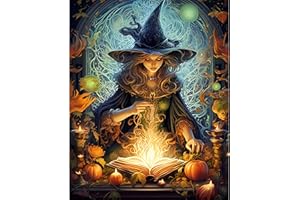 Woplagyreat Diamond Painting Erwachsene Diamant Bilder Dimondpaintin Blumen 5d Landschaft Diamanten Crystal Art Rahmen 70x40 Groß Deko Wohnzimmer Wanddeko Schlafzimmer Pflanzen Aesthetic Hexenmeister