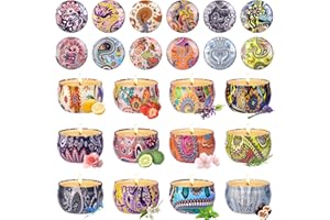 KIYTARBOO 12 sztuk świec zapachowych, zestaw prezentowy dla kobiet, świece do aromaterapii, wosk sojowy, świece szklane, do domu, na Dzień Matki, urodziny, odprężenie, prezent