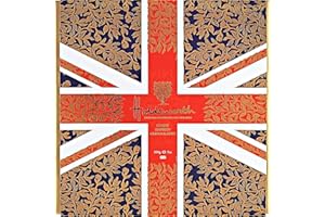 Holdsworth Chocolates Occasions Collection - Union Jack Collection Box of Handmade Truffles with Assorted Milk, White and Dark Chocolates Perfect for Gifting 200g