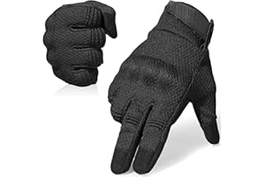 WTACTFUL Męskie rękawiczki Airsoft – oddychające, elastyczne, trwałe, kompatybilne z ekranem dotykowym, idealne do letnich aktywności na świeżym powietrzu