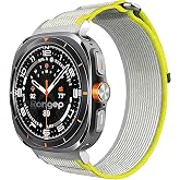 Hook Loop Fabric Cord Compatible with Rongep Samsung Galaxy Watch Ultra 47mm Breathable Structure That Does Not Sweat and Does Not Irritate Skin