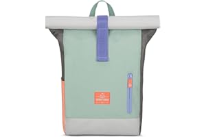 Johnny Urban Rucksack Kinder Jungen & Mädchen Mint - Junior Aaron - Kinderrucksack mit Brustgurt - Aus recyceltem Material - Ab 3 Jahre - 8L - Wasserabweisend