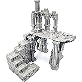 QP3D - Battle Ruined Pillars Building, Terrain Landscape for Tabletop & RPG 28-32mm Miniatures Wargame Props DnD&D, 3D Printed and Paintable