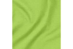 UK FABRICS ONLINE Lime (Pre-Cut) Poly-Cotton Fabric by The Metre Material for Sewing Patchwork Quilting Embroidery Dressmaking 112cm Width (1 Metre)
