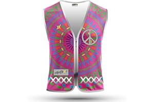 REEFLEXX Damen-Fahrradweste - Stylische Warnweste mit auffälligen Farben/Mustern und starken Reflektoren - Erhöhte Sichtbarkeit im Straßenverkehr.