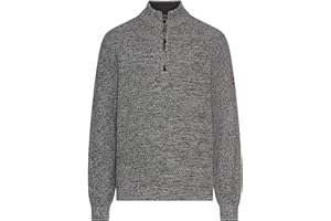 camel active Herren Strick-Troyer mit melierter Struktur