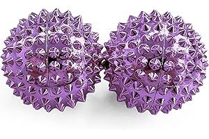 ‎MYSKILLS4LIFE 2x DBT Skills Igelball | Magnetischer Hochstress Akupressurball | Lila | 32mm Durchmesser | zum Stressabbau oder zur Massage, gegen Anspannung und für mehr Beweglichkeit und Konzentration