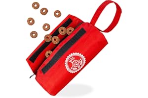 HUND IST KÖNIG Bolsa de recogida de primera calidad para perros, muñeco de comida para golosinas para perros, bolsa de comida ideal para el entrenamiento de perros o la educación de cachorros
