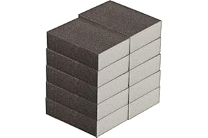 IHS RANGE Schleifschwamm 10-er-Set I Körnung 36-280, DIY, Handschleifer I für Verschiedene Materialien geeignet I hochwertiger Handschleifklotz, Schleifklotz, Schleifblock