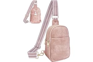 Bestash Sac BandoulièRe Femme en Cuir PU Sac Banane Femme Chic Petit Sacoche Femme Bandoulière Sling Bag BandoulièRe Large RéGlable