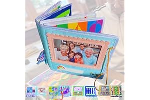 BLACKFRIDAY : IPLO® Busy Book Montessori | Quiet Book | Livre Thérapeutique pour seniors, Alzheimer, Démence, Autisme – Stimulation Cognitive | Jeux de Mémoire |Activités Adaptées.