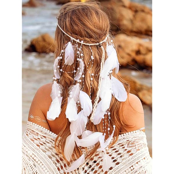 Orecchini BohéMien Per Donna - 2 Paia Pendenti Lunghi Con Piume E Nappe