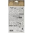 Tim Holtz - Advantus TH94047 REMNANT RUBS IDEA-OL 2 Sheets, Specimen