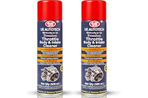 UE Autotech Premium Throttle Body Cleaner - Carburetor Cleaner Air Intake and Carburetor Choke Fuel Oil - Improves Fuel Efficiency Deposit Spray Cleaner, 500 ml (Pack of 2)