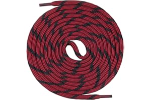 Mount Swiss Okrągłe sznurowadła do butów trekkingowych, butów roboczych – bardzo odporne na rozerwanie – Ø 5 mm – długości 70 cm – 220 cm z poliestru I Made in Europe