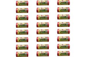 I PRODOTTI DI MARISA CSC - Sacchetti Spazzatura Piccoli 10L con Laccetti, 24 Pz, 480 Sacchi Spazzatura 35x50cm per Cestino Bagno, Ufficio, Auto e Camera da Letto - Buste Spazzatura Resistenti - Sacchetti Immondizia Rosa