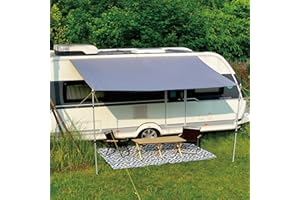 SHADEPLUS Caravan awning, awning with piping, 2 piping, with diameter 4.8 and 6.8 mm, awning piping, suitable for caravans, waterproof and UV-resistant, caravan sun shade 3.5 m