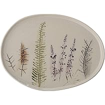 Bea Assiette De Service, Nature, Grès