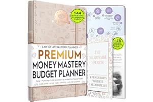 FREEDOM MASTERY Financial Planner & Monthly Budget Planner and Monthly Bill Organizer - 12 Month Journey to Financial Freedom, Monthly Budget Book Planner | Much More Then Just a Budgeting Planner or Finance Planner