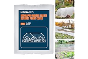 MEKKAPRO Winter Freeze Blanket 10x30 ft: The Ultimate Plant Guardian for a Thriving Garden