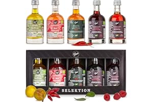 ‎GEPP'S Gepp’s Feinkost Bio Essig und Öl Probier- & Geschenkset I 5 x 50ml hochwertige Essige & Öle in edler Verpackung I Hergestellt nach eigener Rezeptur I Geschenkidee zum Geburtstag