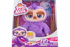 ZURU PETS ALIVE- Pets Alive Fifi el Perezoso de Hilo Dental