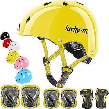 7 stks/set Kids Beschermende Gear met Verstelbare Helm
