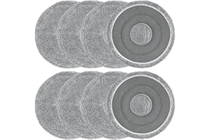 MSDAOS Rechange Serpillières Compatible avec Roborock Saros Z70/ Saros 10R/ Q Revo/Qrevo MaxV/Qrevo Master/Qrevo Slim/Qrevo Pro/Qrevo S/Qrevo Curve/Qrevo Plus/Qrevo Edge (8Pack)