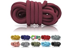 Ganzoo PPM Seil 5 Meter, Tauseil, Hunde-Leine, Halsband, Takeln, Polypropylen Multifilem Rope, 10mm Stärke, Weinrot