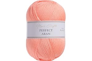 Utopia Crafts Aran Strick- und Häkelgarn, 400 g (Terra Cotta)