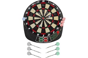 BEST SPORTING Best Sport Coventry Cible de fléchettes électronique Mixte Adulte, Multicolore