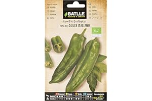 SEMILLAS BATLLE Peperone Dolce Italiano, Ecologico