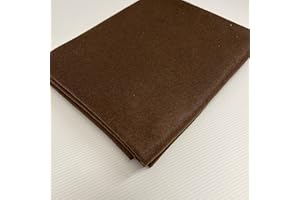 MIDLAND TEXTILES Brown Acrylic Plain Felt Arts and Craft Fabric Material for Sewing Embroidery Decorations 88cm Wide 1 Meter Pre Cut (Brown, 1 Meter Pack)