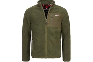 Höhenhorn Birkkar Herren Fleece Jacke Teddyfleece Gefüttert Winterjacke